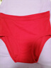 水晶豆 女士内裤纯棉裆棉质面料高腰中老年大码宽松妈妈内裤老人三角裤头全棉 大红 2XL【腰围2尺8至3尺1】 实拍图