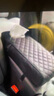齐选汽车扶手箱增高垫车载多功能收纳纸巾盒水杯架纳帕皮车内储物袋 【经典黑】三合一带纸巾盒收纳袋 实拍图