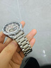 马克华菲（MARK FAIRWHALE）手表男士机械表全自动镂空飞轮时尚男表国潮夜光防水瑞士品质腕表 绅士-银壳黑面钢带 实拍图