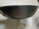 麦饭石不粘锅炒菜锅家用电磁炉炒锅平底锅电磁炉燃气通用 34cm无盖带耳 实拍图