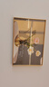 墨派餐厅装饰画现代简约饭厅横幅挂画轻奢饭厅背景墙厨房壁画免打孔 春暖花开 60*40cm【晶瓷】 实拍图
