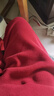 安莉芳宋轶同款绒暖系摇粒绒睡衣套装女家居服 酒红色BGY M  实拍图