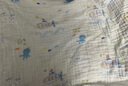 全棉时代婴儿纱布浴巾春夏四季宝宝新生儿吸水洗澡巾成人可用儿童毛巾 【六层柔纱】潜水艇 95*95cm 实拍图
