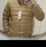 雪中飞男女立领秋羽绒百搭轻薄鸭绒立领修身轻盈隐藏式口袋 X-驼褐|7786-男 M 170/92A 实拍图
