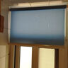 派友拉珠卷帘窗帘免打孔升降遮光防水卫生间厨房卧室办公室阳台遮阳帘 浅蓝双面同色半遮光 平米 实拍图