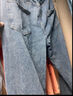顶峰保罗（Dingfengbaoluo）美式牛仔裤男生春季直筒裤子宽松休闲阔腿长裤DFK24复古蓝2XL 实拍图