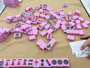 尚客诚品30mm粉色144张 旅行宿舍手搓小麻将含桌布卡通包（图案颜色随机） 实拍图
