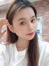 BJYLS999足银玫瑰花耳钉女养耳洞纯银耳线耳环不易过敏免摘耳饰礼物女 999足银玫瑰花银色（耳线款） 实拍图