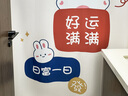 未来式浴室浴帘隔断帘卫生间淋浴隔断防水帘防霉免打孔高档遮挡门帘子 好运满满 单帘:帘80宽X180高 实拍图
