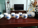 古笙记 温润如玉 景德镇陶瓷茶具套装家用茶壶茶杯子6只装带茶盘中式 【品悦荷香】1壶6杯(不含茶盘) 7件 实拍图