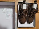意尔康男鞋休闲板鞋秋冬加绒保暖工装马丁靴复古高帮软面鞋子男 栗棕 41 实拍图