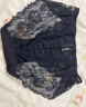 曼妮芬性感蕾丝舒适中腰内裤女收腹提臀薄女士内裤  020 黑色 1条 L (165/95) 实拍图
