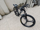 永久（FOREVER）山地自行车男越野单车变速赛车26英寸学生成年大人女成人 钢架三刀-黑灰【超强减震 高承重】 26寸27速【适合:160-180cm】 实拍图