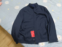皮尔卡丹行政夹克男士外套秋冬新款商务休闲领导工作职业上班青年加绒男装 藏青色 4XL 【建议190-210斤】 实拍图