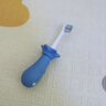 小袋鼠巴布儿童牙刷超细软万毛护齿0-1-2-3岁以上婴幼儿宝宝训练牙刷 【适用0-3岁 小头型】蓝 实拍图