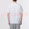 阿迪达斯（adidas）简约男装运动套头时尚潮流T恤  白 XL 实拍图