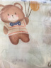 棉纱婴儿小方巾洗脸巾口水巾宝宝纱布毛巾新生儿超软2层薄款透气 25-25cm小方巾花色随机 5条装 实拍图