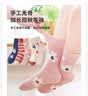 六指鼠无骨缝合中长筒儿童袜子女童女宝宝男童可爱秋冬季高筒精梳棉潮 无骨秘密花园毛圈(加长加厚) 5双 均码 建议4-6周岁(袜标5-10岁) 实拍图