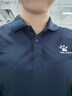 卡尔美（KELME）运动POLO衫男士翻领运动T恤夏季纯色女士 透气速干定制短袖 女 藏青 M 实拍图