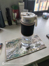 诺百纷5系魔力球磁弹泡茶杯男茶水分离杯运动水杯NOBVAN便携防摔杯 4系-透明白【扣盖款】- 800ml 实拍图