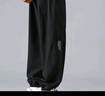 顶峰保罗（Dingfengbaoluo）工装裤男款冬季加绒宽松休闲长裤束脚大码男生运动YK537黑3XL 实拍图