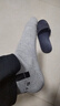 浪莎（LangSha）袜子男短筒袜秋冬天纯棉中厚款浅口袜全棉运动袜吸汗防臭男袜四季 100%棉【秋冬中厚】6双浅灰 均码 适合39至44码 实拍图