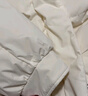 森马（Semir）90绒羽绒服女长款收腰显瘦冬季宽松连帽三防厚外套101724113055 实拍图