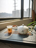 夏至南阁羊脂玉瓷茶壶功夫茶具套装家用大西施壶300ml泡茶壶德化白瓷茶具 大西施壶-静心 实拍图