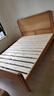 森林日记榉木床实木床双人床现代简约北欧小户型1.2米储物原木风卧室小床 单床 1.2*2米框架结构（松木床板） 实拍图