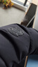 Gap男装徽章logo抽绳立领连帽羽绒服纯色外套677652 黑色 L (175/96A) 亚洲尺码 实拍图