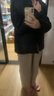 鸭鸭（YAYA）鸭鸭羽绒服女短款秋冬新款面包服时尚休闲百搭鸭绒保暖连帽外套KL 碳黑色 S (155) 实拍图