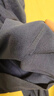 宝派保暖内衣男士女套装羊绒暖护贴情侣加绒爸爸打底衫秋衣秋裤秋冬季 羊绒暖护贴男藏青 XL 实拍图