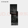 蔻驰（COACH）【品牌直供】男女同款秋冬保暖羊毛围巾 黑色CU808生日礼物 实拍图