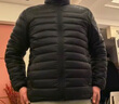 京东京造穿山甲轻薄羽绒服 立领白鸭绒户外秋冬外套短款男 黑色 XL 实拍图