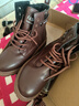 昌祥回力马丁靴女英伦风2025新款秋冬加绒小个子增高厚底短靴复古机车靴女 棕色加绒（专柜品质） 38 （标准尺码） 实拍图