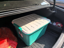 茶花（CHAHUA）茶花塑料收纳箱衣物整理箱35L58L68L多规格玩具整理箱储物 【绿色】 【58升*1个装】59.5*47.5*32.5cm 实拍图