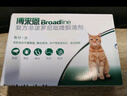 博来恩（BROADLINE）宠物驱虫药内外同驱跳蚤蛔虫 猫用滴剂博来恩 L号3支装 2.5-7.5kg猫 实拍图