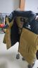 骆驼火山羽绒服【王俊凯同款】王者凯甲2.0男加厚面包服城市轻户外 速暖】秋叶黄/暗夜黑，男女同款 S 实拍图