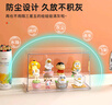 KAMAN盲盒收纳盒泡泡玛特手办展示架透明防尘大容量潮玩具模型展示柜子 全透款【大号/三层】1个 实拍图