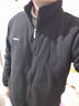 罗蒙（ROMON）夹克男士春秋仿羊羔绒立领抓绒衣摇粒绒外套男装黑A2XL 实拍图