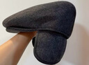 恒源祥老年人帽子男士鸭舌帽冬季加厚保暖护耳爷爷前进帽新年生日礼物 实拍图