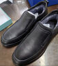 意尔康男鞋冬季羊皮软面休闲皮鞋加绒加厚保暖爸爸棉鞋 59856W 黑色 42  实拍图