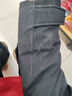骆驼冲锋派克羽绒服男[王俊凯同款]秋冬保暖极寒防泼水工装羽绒服女 N145A，幻影黑 ，男女同款 M 实拍图
