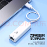 毕亚兹 以太网转换器 Type-C转RJ45网口 USB-C转有线百兆网卡 免驱动转网口 网线转接器头 实拍图