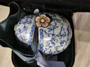 尚言坊汝窑旅行茶具套装便携式快客杯户外旅游茶具泡茶套装一壶三杯 实拍图