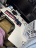 久丞家具转角电脑桌学生家用书桌双人书架一体组合桌卧室拐角L型电竞桌子 【加厚16mm桌面】白色右转角 120x100x74cm 实拍图