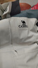 骆驼（CAMEL）三防冲锋衣户外登山服防水防风防污三合一保暖时尚运动外套 A9W214119AX冰晶灰色/黑色，男女 S 实拍图