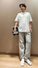 匹克态极拖鞋男鞋夏季外穿运动拖鞋防滑沙滩鞋女情侣厚底时尚凉拖鞋子 【男款】撞色-大白/黑色 42 实拍图