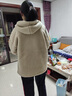 森马（Semir）森马外套女仿羊羔毛摇粒绒双面穿连帽重磅夹克24新款109724108002 实拍图