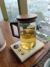 鑫尚铭 月牙玻璃绿茶公道杯耐高温一体式过滤泡茶杯茶水分离功夫茶具 望凌壶550ML 实拍图